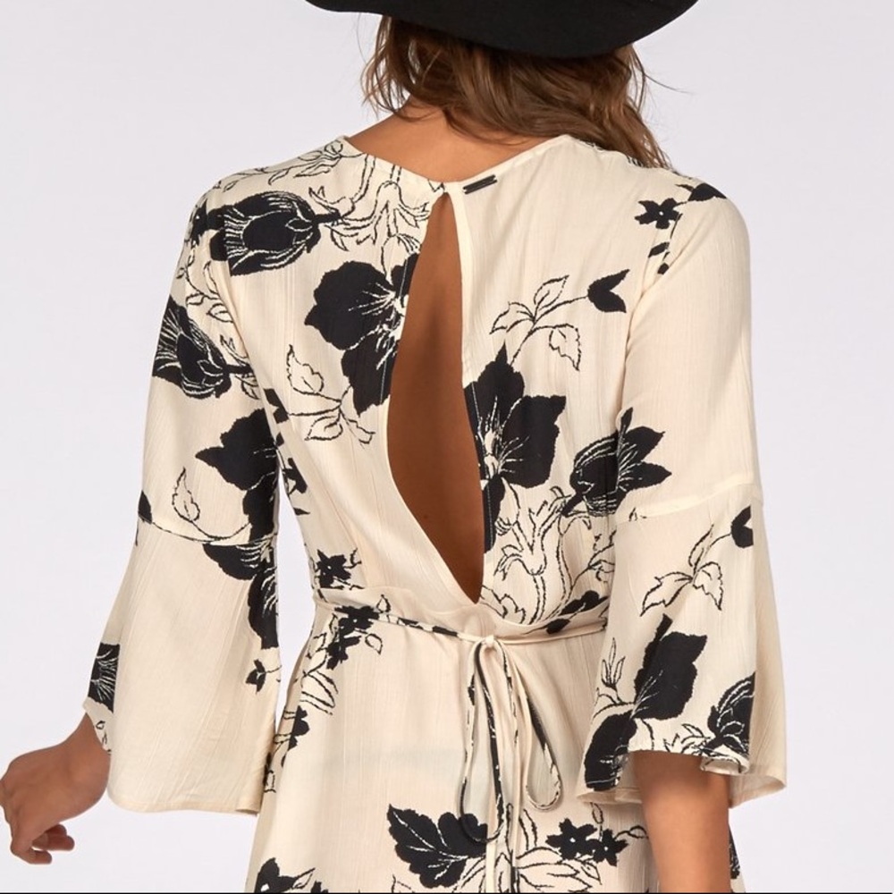Billabong Divine Boho Floral Wrap Dress - Picture 4 of 15